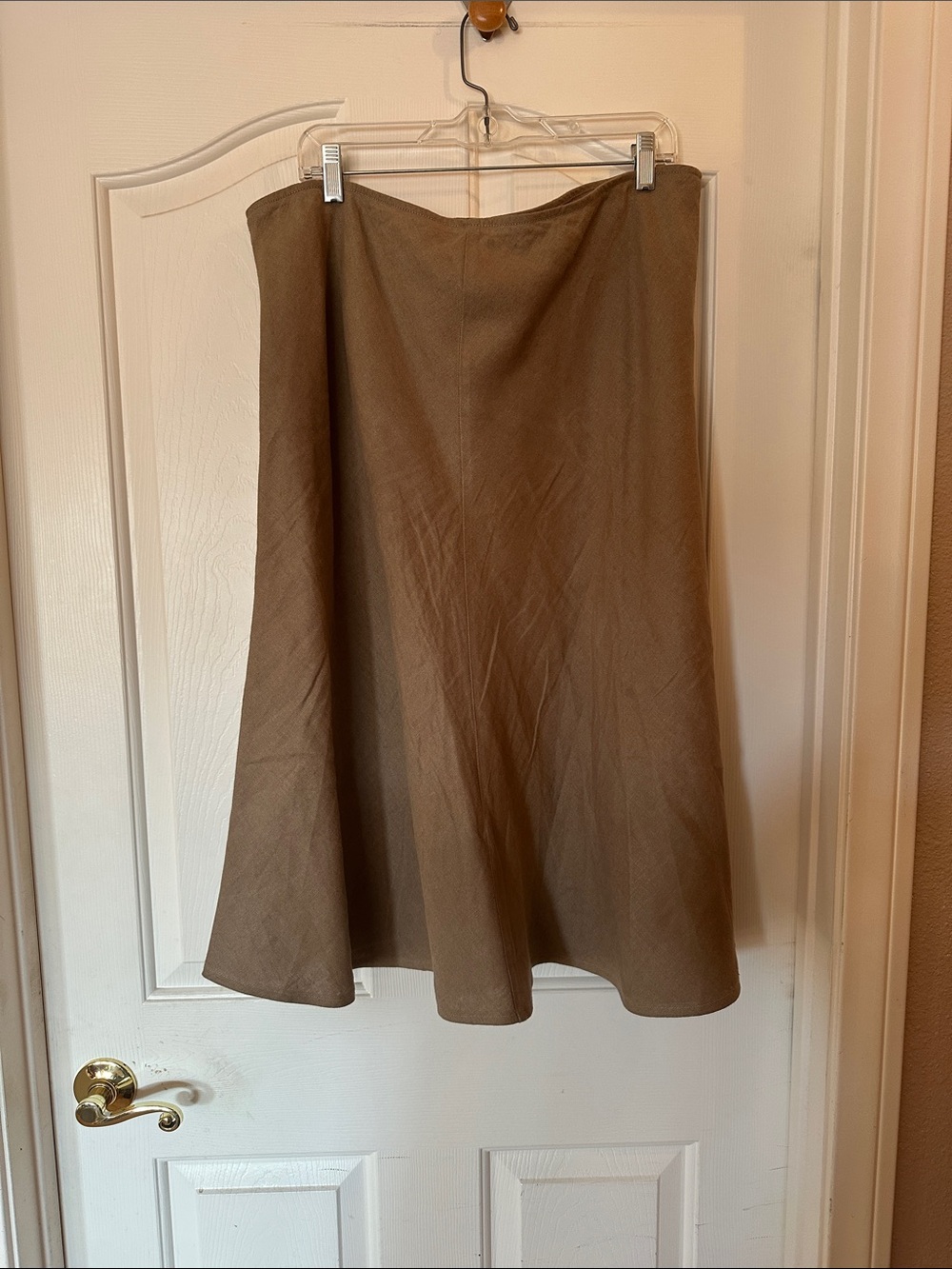 Eileen Fisher A-line linen skirt